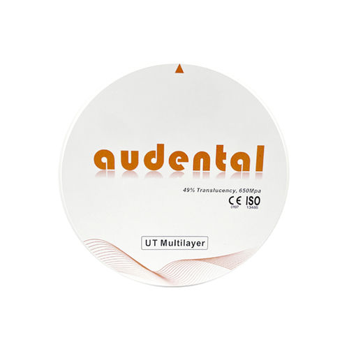ジルコニア製歯科材料 - UT Multilayer - Audental Bio-Material Co., Ltd - 歯科用ブリッジ用 / 歯冠用 / CAD/CAM