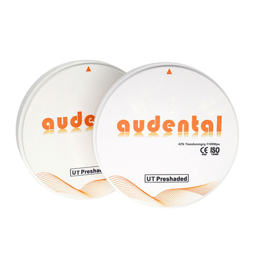 ジルコニア製歯科材料 - UT Preshaded - Audental Bio-Material Co., Ltd - 歯科用ブリッジ用 / 歯冠用 / 歯科インレー用