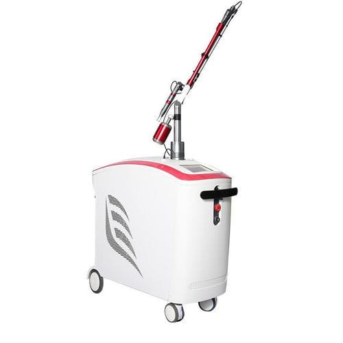 刺青除去用レーザー　 - Guangzhou Huafei Tongda Technology Co., Ltd - Nd:YAG / 台車上 / ピコ秒