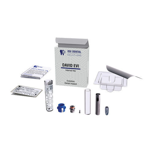 スクリュータイプ - EV series - DSI Dental Solutions Ltd - チタン製 / インターナル六角形 / 幅の狭い