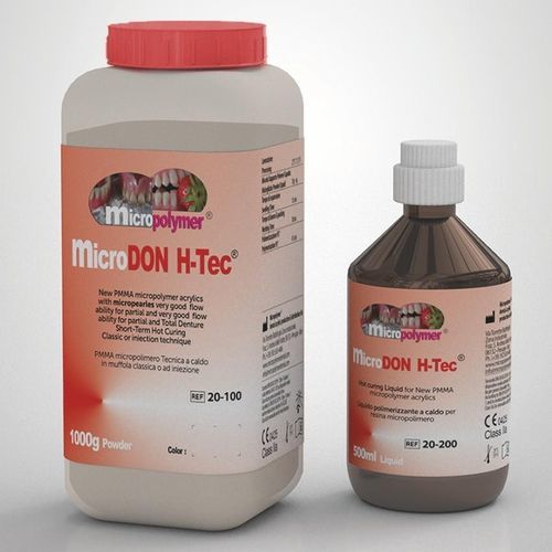 アクリル製歯科材料 - microDon Hot H-Tec ® - megadental italia - 樹脂製 / 義歯用 / 義歯製造用
