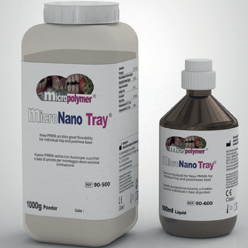 印象用トレー歯科材料 - micro Nano Tray ® - megadental italia - 粉末状 / 液体 / 白