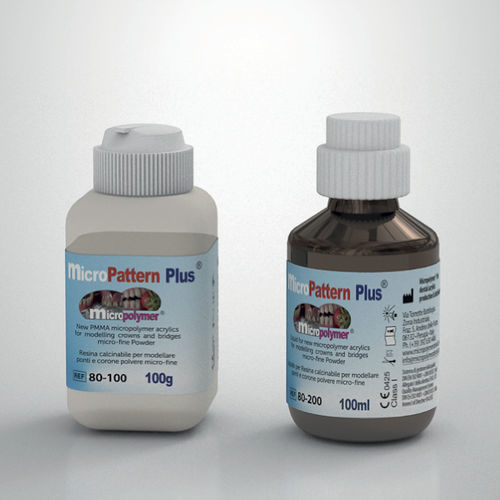 アクリル製歯科材料 - micro Pattern Plus® - megadental italia - 樹脂製 / 歯科インレー用 / 歯科アンレー用