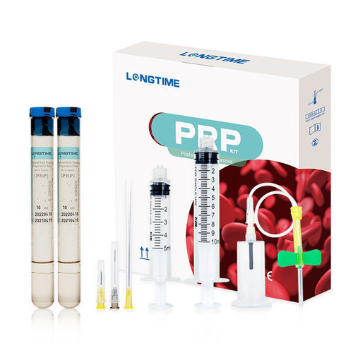 多血小板血漿用採取チューブ - LT-PRP-1Oml-Kit - Zhuhai Longtime Biological Technology Co., Ltd. - 円筒形 / 血液 / 使い捨て
