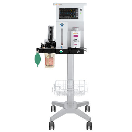 小動物用動物用麻酔ワークステーション - VET-V8 - Olive - 大型動物用 / 台車上