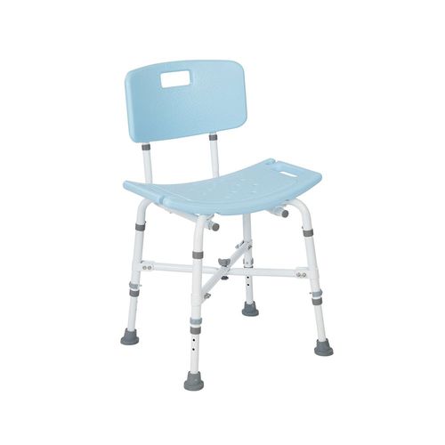 背もたれ付きシャワー用チェア - B4500 series - Rhythm Healthcare - 高さ調節可能な