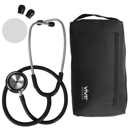 シングルヘッド聴診器 - DMD1017BLK - Vive Health - ステンレス製