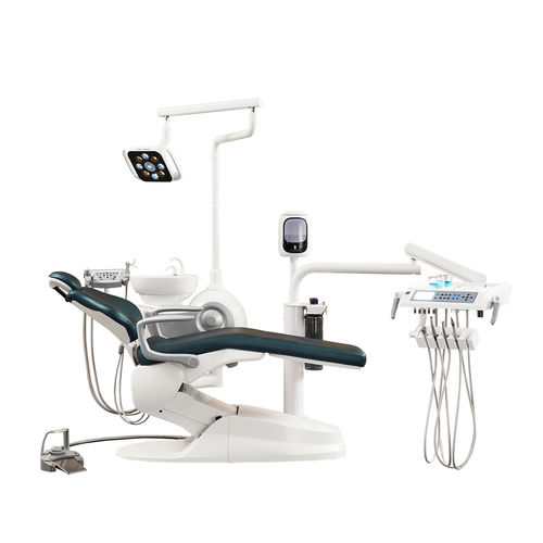 電動椅子付き歯科ユニット - M3  - Foshan Safety Medical Equipment Co., Ltd. - フレキシブル ヘッドレスト付き / 衛生システム付き / デリバリーシステム付き