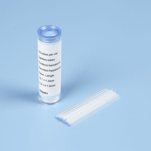 毛細管採取チューブ - HDAC008 - Jiangsu Huida Medical Instruments - 研究所用 / 円筒形 / ガラス製