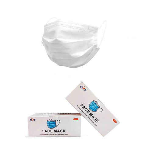 大人用サージカルマスク - Xiantao Yuanjie Nonwoven Products - 1箱50枚入り / 白 / 使い捨て