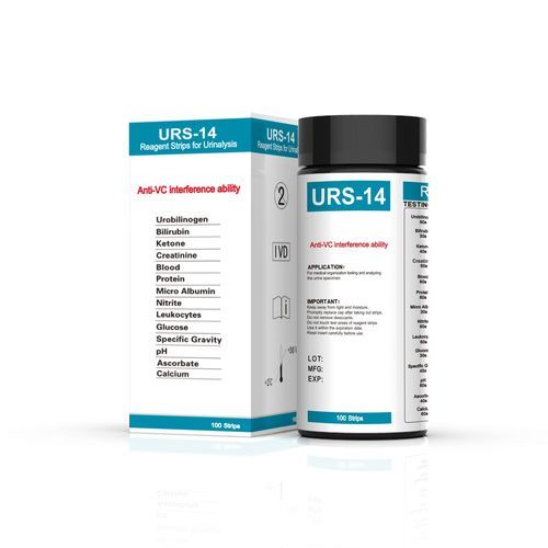 尿検査試験紙 - URS-14 - Changchun Wancheng Bio-Electron Co., Ltd. - 酸度 / 尿用 / 血液