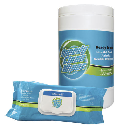 床・表面用ウェットティッシュ - Whiteley - 100枚入り / 80枚入り