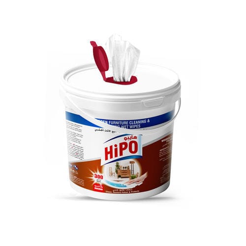 医療家具用ウェットティッシュ - HiPO Wooden - Al-Mueen - 300枚入り