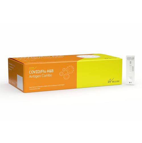 感染病用迅速検査キット - careUS™ COVID/Flu A&B Antigen Combo - WELLS BIO - COVID-19用 / インフルエンザ用 / 抗原