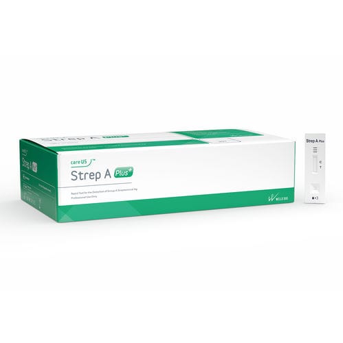 連鎖球菌A迅速検査キット - careUS™ Strep A Plus - WELLS BIO - 感染病用 / 抗原 / 咽喉