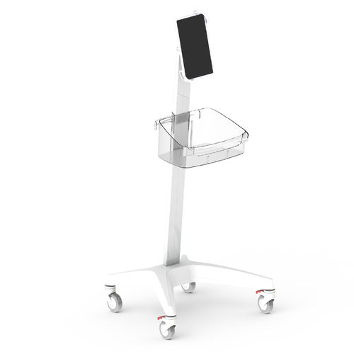 医療用コンピュータ用台車 - Mediroll LTD - デジタルタブレット用 / 移動式 / 付属品