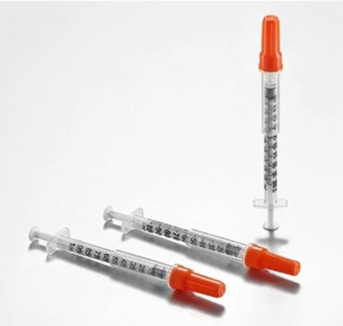 皮下注射用シリンジ - DC030 series - GenSci Group - インスリン用 / 1ml / 0.5 ml