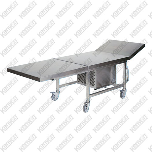長方形台 - Mortuaryequipment.net - キャスター付き / ステンレススチール製 / 冷却