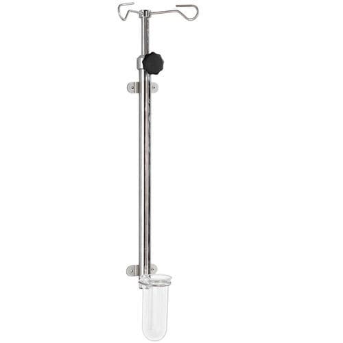 壁取り付け式IV スタンド - VALVA-CARE Mini - SIMPEX - 2フック / 高さ調節可能な