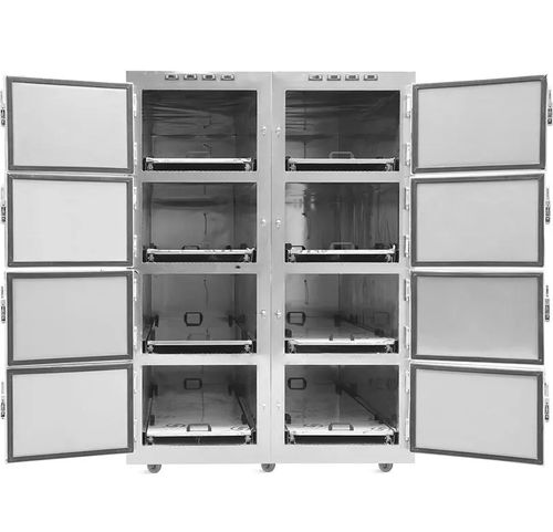 遺体担架用遺体安置棚 - PSTG - Puresystems - 8体 / 正面投入 / ドア付き