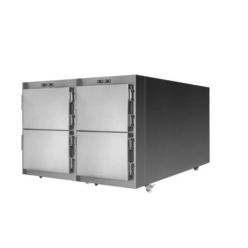 遺体担架用遺体安置棚 - PSTG-4 - Puresystems - 4体 / 正面投入 / ドア付き