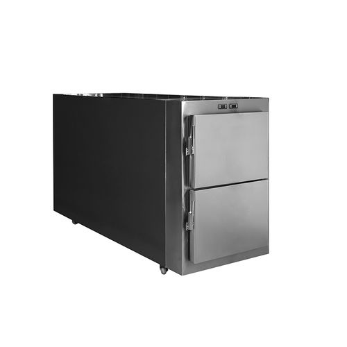 遺体担架用遺体安置棚 - PSTG  - Puresystems - 2体 / 正面投入 / 2ドア