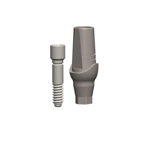 チタン製インプラントアバットメント - CANS - Dental Evolutions, Inc - インターナル六角形 / ストレートタイプ / 短い