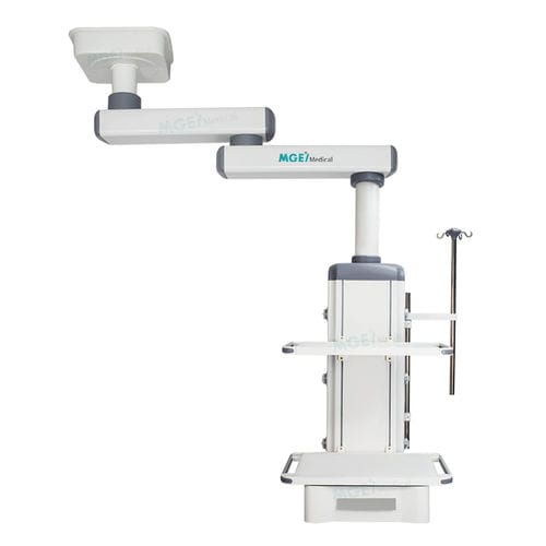天井取付け医療ペンダント - STP2B - Medige International Industries - 集中治療用 / 関節付き / シェルフ付