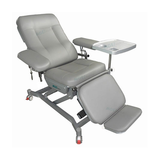 手動式採血用アームチェア - MGE-CWE19 - Medige International Industries - 4セクション / トレンデレンブルグ体位 / レッグレスト付き