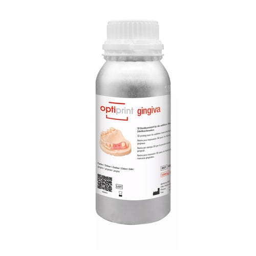 樹脂製歯科材料 - optiprint gingiva 2.0  - Dentona AG - 3Dプリント用 / 歯肉 / 光重合性