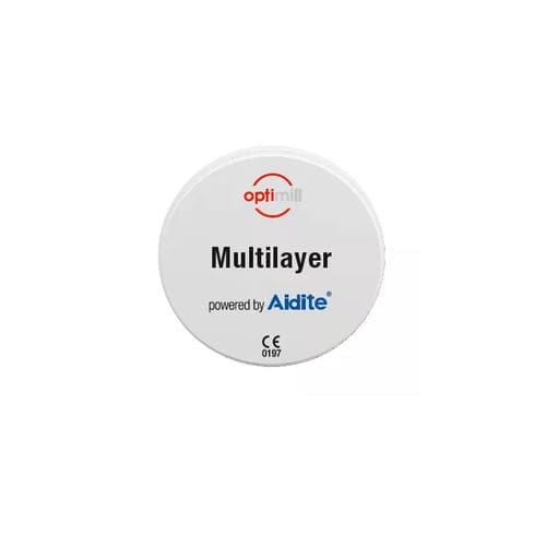 ジルコニウム製歯科材料 - optimill Multilayer  - Dentona AG - 製粉 / 高透明 / 白