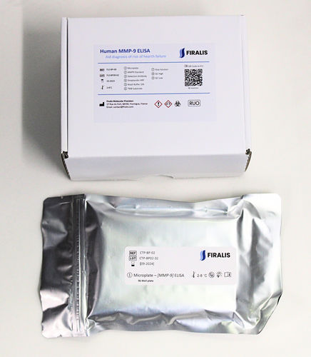 心不全検査キット - MMP-9 - FIRALIS GROUP - 血漿用 / ELISA / 凍結乾燥