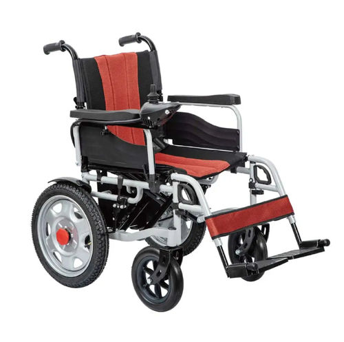 電動車椅子 - EW-01 - Shanghai Meddo Medical Devices Co., Ltd. - 屋内用 / 折りたたみ式 / 高さ調節可能