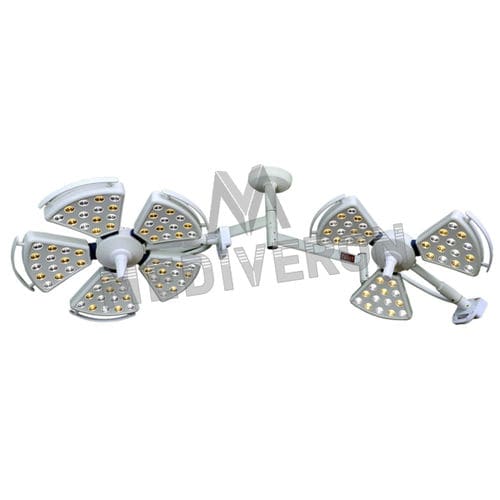 天井取付け無影灯 - MVL-5HC+3HC - Mediveron - LED / アーム2本 / 220V / 50Hz