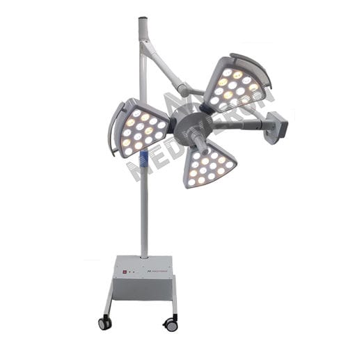 移動可能無影灯 - MVL-3HC - Mediveron - LED / 220V / 50Hz / 96