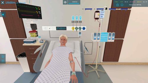 モニター用ソフト - Anemia: Blood Transfusion - UbiSim - 医療訓練用 / 医療用 / 看護用