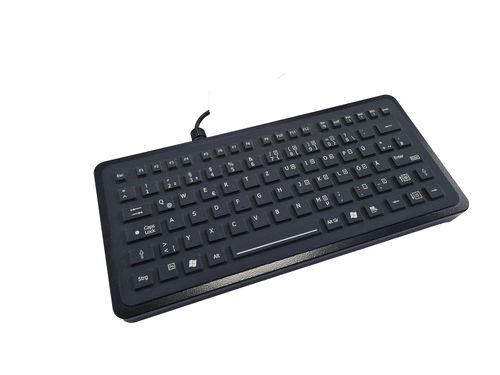 インターナショナルレイアウト付き医療用キーボード - RKB85 - CURSOR CONTROLS - シリコンゴム製 / USB / 防水