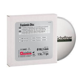 CoCrMo歯科材料 - Fusionis Disc - scheftner dental - 歯の修復用 / CAD/CAM / 製粉