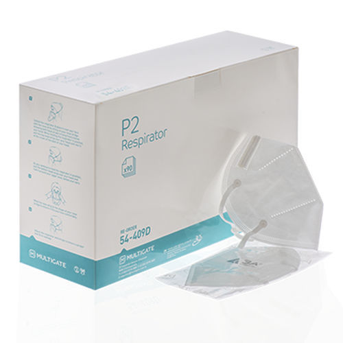 P2呼吸用マスク - 54-409D - Sky Ocean Earth Medical - ラテックス不使用 / 杯形 / 白
