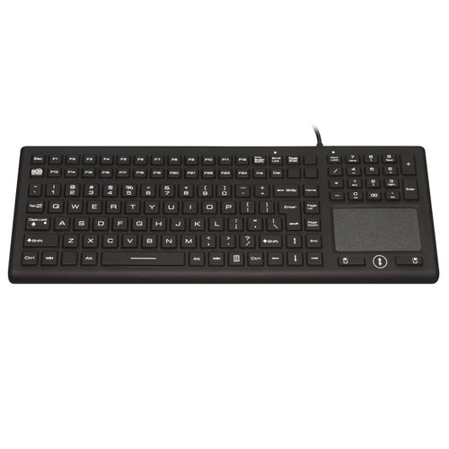 タッチパッド付きキーボード - JH-IKB370 - Jinghong Industrial - テンキー / シリコン / 洗える