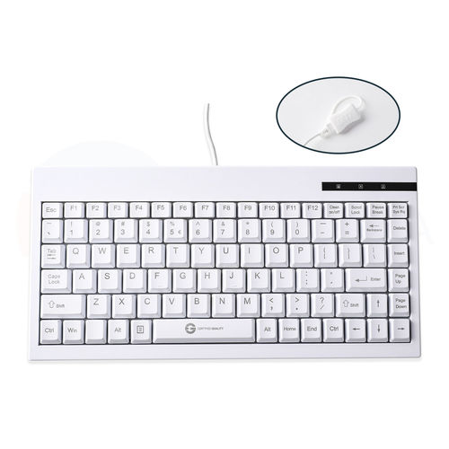 ポインティングデバイス付き医療用キーボード - BASIC COMPACT KPL-U10300 - GETT Asia Ltd. - 洗える / USB / 感染対策