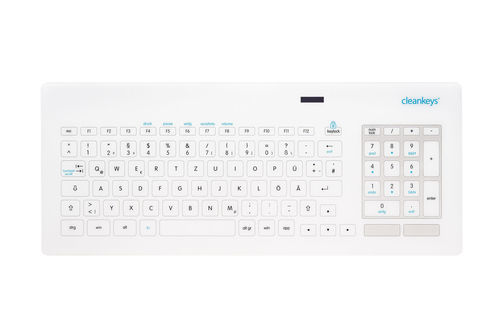 テンキー医療用キーボード - CLEANKEYS® CK6（KR30221） - GETT Asia Ltd. - ガラス / 洗える / 衛生