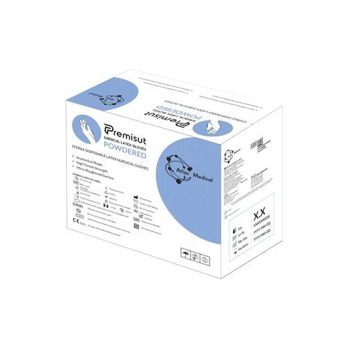 ラテックス製手袋 - AMSGP series - Atlas Medical - 手術用 / パウダー付き / 無菌