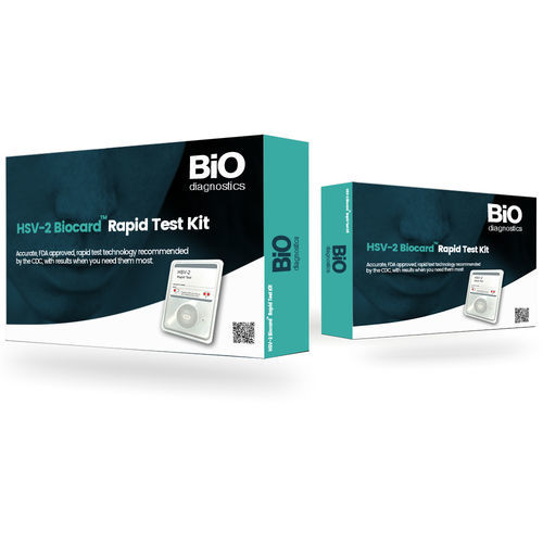 アレルギー迅速検査キット - BioCard™  - Bio Diagnostics ltd - 単純ヘルペスウイルス / ELISA / 化学発光イムノアッセイ