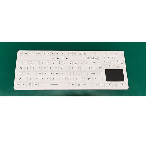 タッチパッド付き医療用キーボード - G10 - Guangzhou GT-Interaction Technology Co., Ltd - シリコン / USB / 抗菌性