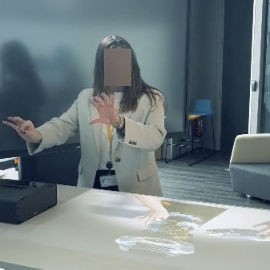 運動療法ソフト - AIR TOUCH - Mon LUMI - バーチャル リハビリテーション管理用 / 拡張現実