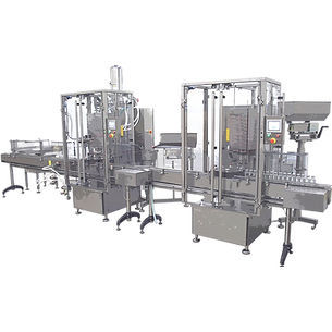 製薬産業用充填および密封システム - RF 220 - PLÜMAT Maschinenbau Vertriebs-GmbH - ボトル用 / 回転式