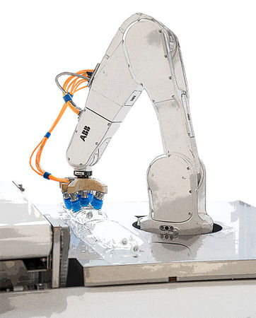 梱包用ロボットアーム - PLÜMAT Maschinenbau Vertriebs-GmbH - 充填用 / 製薬産業用 / 関節付き