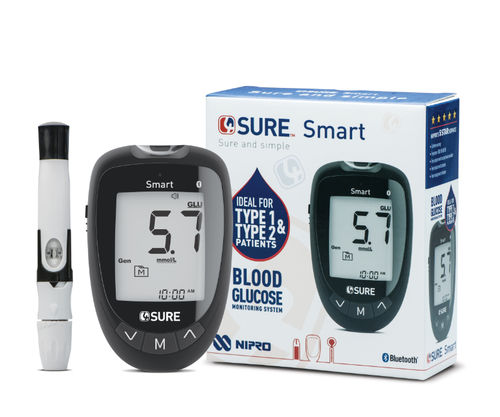 自動血糖値計 - 4SURE Smart - Nipro Middle East FZE - GDH-FAD / 病院用 / ヘマトクリット