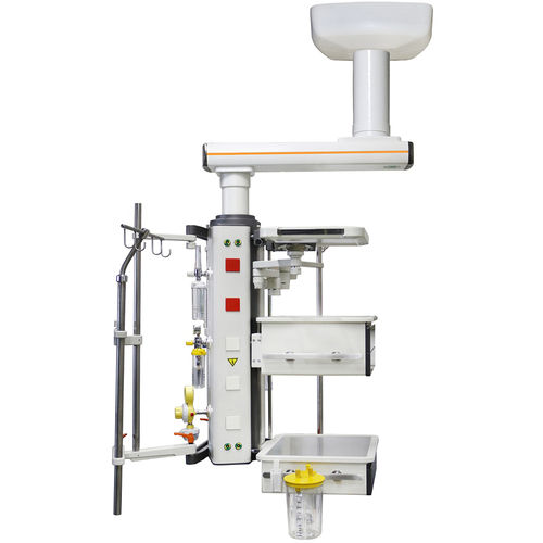 天井取付け医療ペンダント - TEC 21.03 - Tecnomed Medical Sistemler Ve Turizm Sanayi Ticare Limited Sirketi - 集中治療用 / 関節付き / 単アーム式